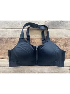 Victoria's Secret Black Lines 32B Knockout Front Close Sport Bra VSX